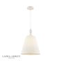 Laura Ashley Ellis Pendant Satin Cream and Crystal With Shade