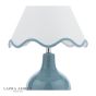 Laura Ashley Bramhope Table Lamp Blue Ceramic With Shade