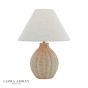 Laura Ashley Small Fernhill Table Lamp Matt Cream With Shade