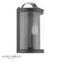 Laura Ashley Harrington Wall Light Matt Black and Glass