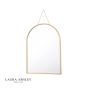 Laura Ashley Roughton Mirror Polished Brass 40 X 29cm