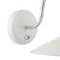 Liden Wall Light White and Polished Chrome