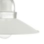 Liden Wall Light White and Polished Chrome