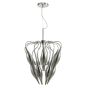 Magdalena 6 Light Pendant Polished Chrome and Smoked Glass
