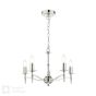 Marble Hill 5 Light Armed Pendant Polished Nickel Fitting Only