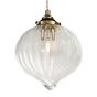 Mya Pendant Antique Brass Glass