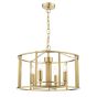 Myka 4 Light Pendant Brushed Bronze