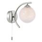Nakita Wall Light Polished Chrome Bracket Only