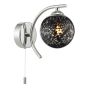 Nakita Wall Light Polished Chrome Bracket Only