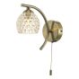 Nakita Wall Light Antique Brass Bracket Only