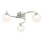 Nakita 3 Light Semi Flush Polished Chrome Frame Only