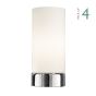 Owen Touch Table Lamp Polished Chrome Opal Glass (Multipack)