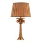 Palm Table Lamp Gold Base Only