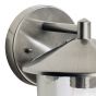 Poole Outdoor Wall Light Stainless Steel Glass IP44