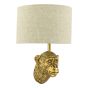 Raul Monkey Wall Light Gold With Shade