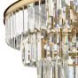 Rhapsody 12 Light Chandelier Bronze Crystal