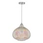 Roisin Pendant Glass & Polished Chrome