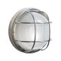 Salcombe Round Outdoor Wall Light Stainless Steel Glass IP44