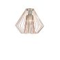 SFB4861 E27 Semi Flush Suspension Antique Chrome Bracket Only