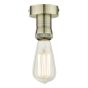 SFB4875 E27 Semi Flush Suspension Antique Brass Bracket Only