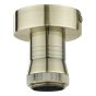 SFB4875 E27 Semi Flush Suspension Antique Brass Bracket Only