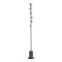 Spiral 6 Light Floor Lamp Matt Black Fitting Only