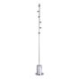 Spiral 6 Light Floor Lamp Polished Chrome Fitting Only