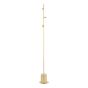 Spiral 3 Light Floor Lamp Matt Gold Base Only