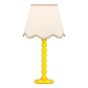 Spool Table Lamp Yellow With Shade
