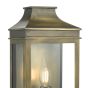 Vapour Coach Lantern Outdoor Wall Light Weathered Brass IP44