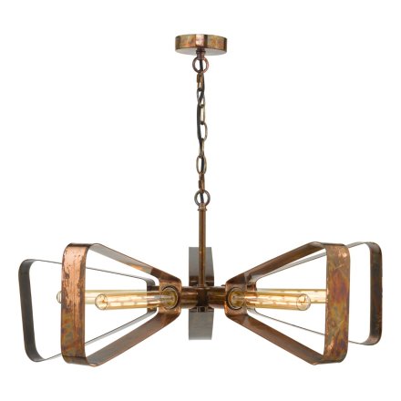 Yavanna 5 Light Pendant Mottled Copper