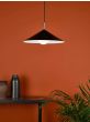 Apex 1 Light Single Pendant Matt Black Polished Chrome