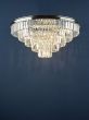 Eulalia 12 Light Flush Polished Chrome Crystal