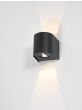 Orville 2 Light Outdoor Wall Light Matt Black LED IP44