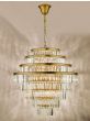 Rhapsody 12 Light Chandelier Bronze Crystal