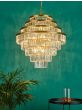 Rhapsody 12 Light Chandelier Bronze Crystal