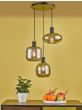 Aiden Easy Fit Pendant Smoked Glass 
