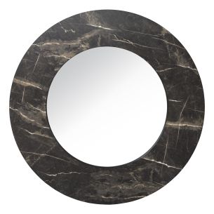 Juvan Dark Marble Mirror 80cm