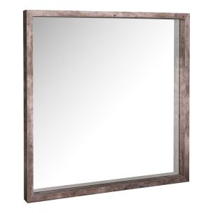 Rocco Mirror Distressed Concrete Effect 80 X 80cm