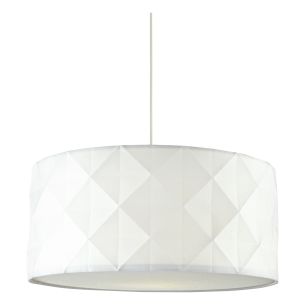 Aisha Easy Fit Pendant White With Shade