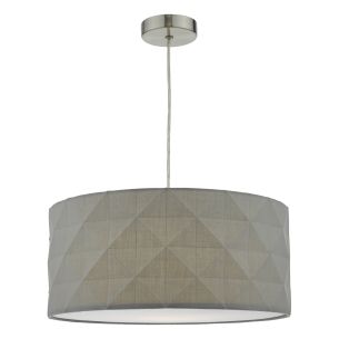 Aisha Easy Fit Pendant Grey With Shade