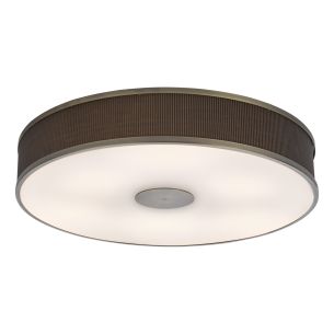 Alvaro 6 Light Flush Antique Bronze and Brown
