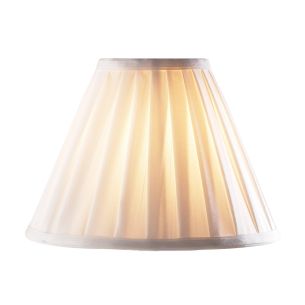 Beau Cream Faux Silk Tapered Drum Shade 21cm 