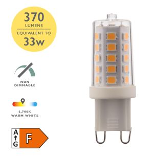 (Pack of 10) LED G9 LED Light Bulb (Lamp) 3w 370lm 2700k