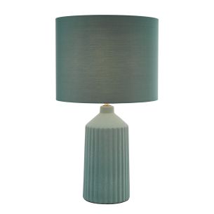 Chloris Table Lamp Green With Shade