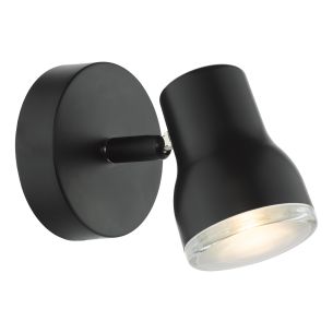 Clint Bathroom Wall Spotlight Matt Black IP44