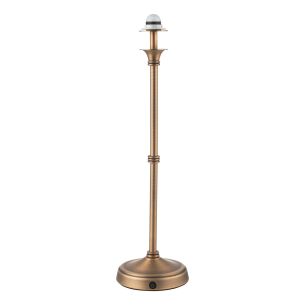 Dahl Rechargeable Table Lamp Antique Bronze Base Only LED