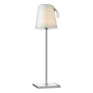 Egor Rechargeable Table Lamp Polished Chrome and Colour Changing LED
