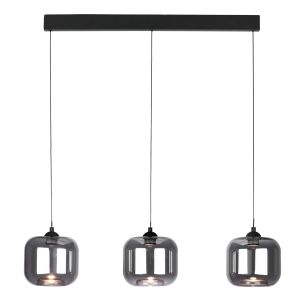 Eileen 3 Light Bar Pendant Matt Black LED