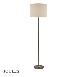 Joules Farley Floor Lamp Satin Bronze With Shade